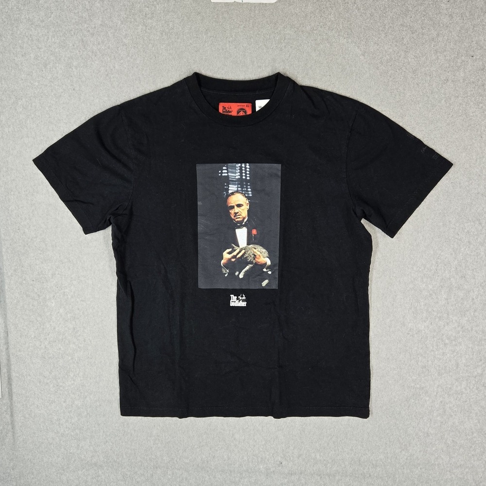 The Godfather x Shoe Palace Men Shirt XL Black Graphic Movie Scene Logo